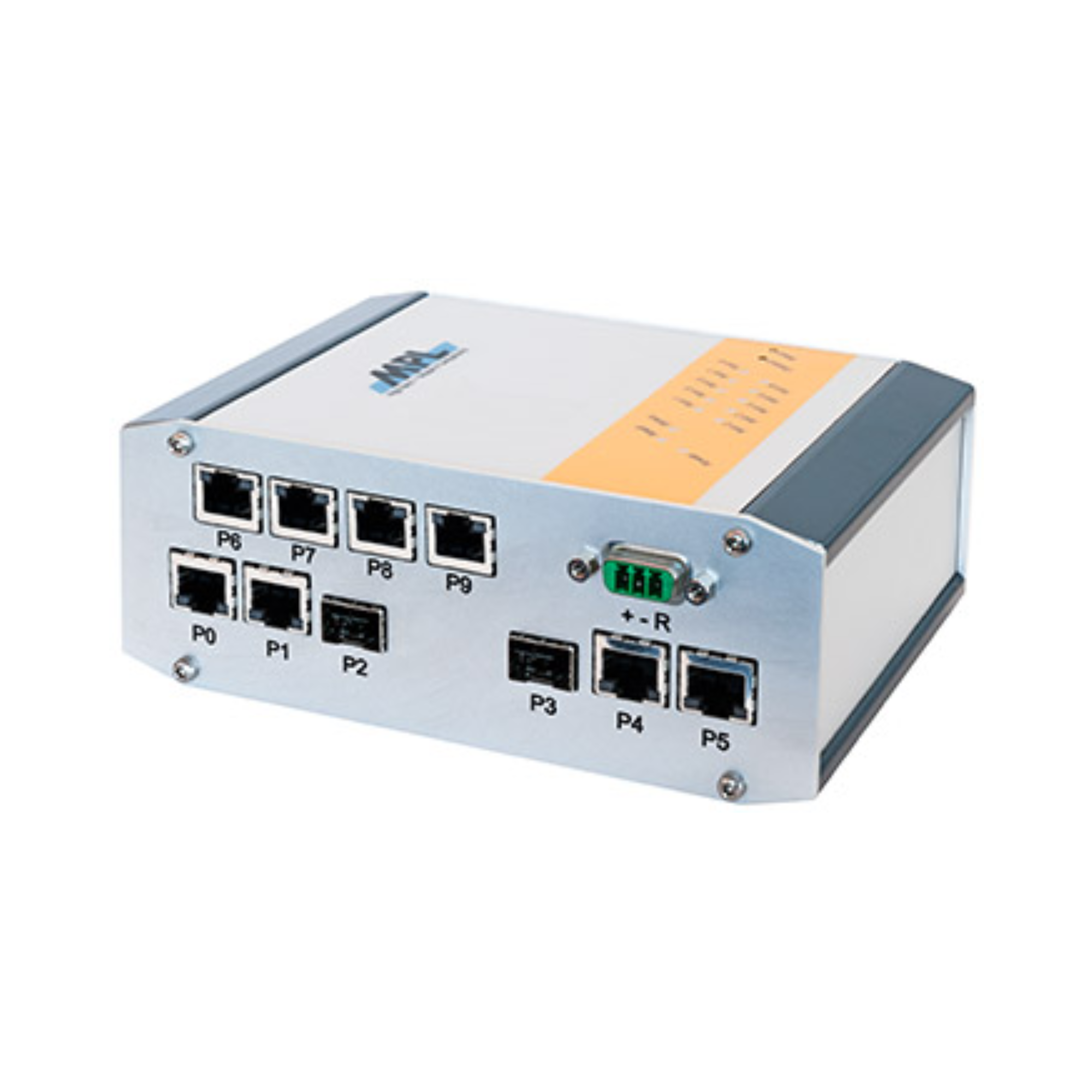 MPL – Rugged 10-Port Gigabit Switch With 2 SFP+ 10Gbit Ports (MAXBES)