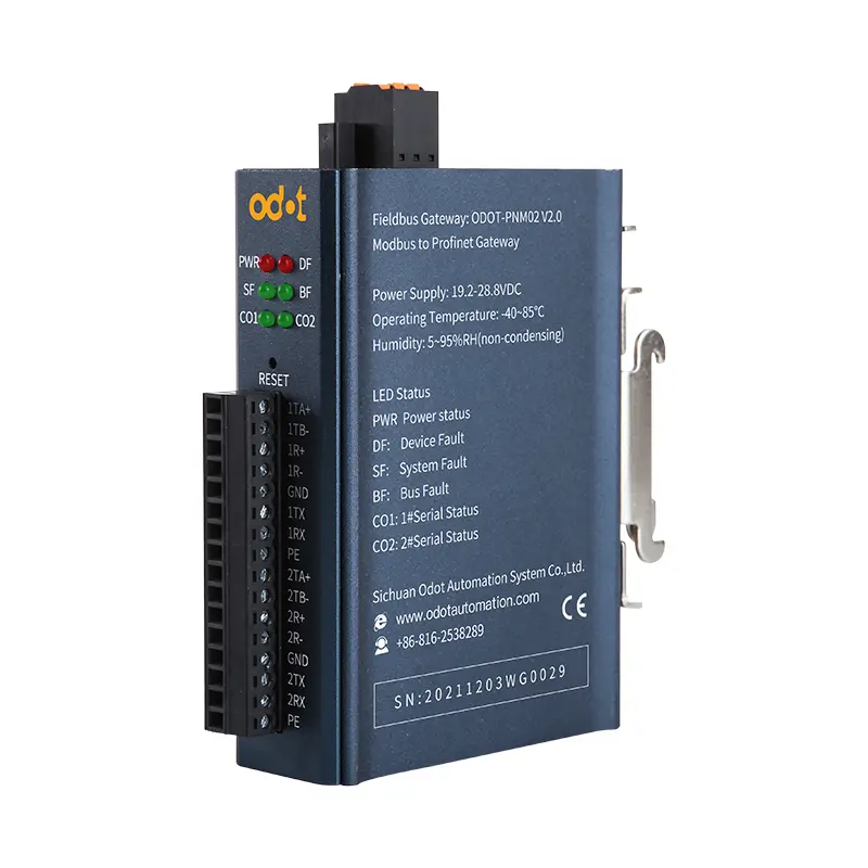 Odot - ODOT-PNM02 Modbus-RTU ASCll to ProfiNET Converter