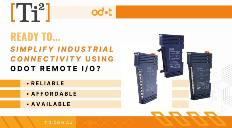 simplify industrial connectivity using odot remote i/o