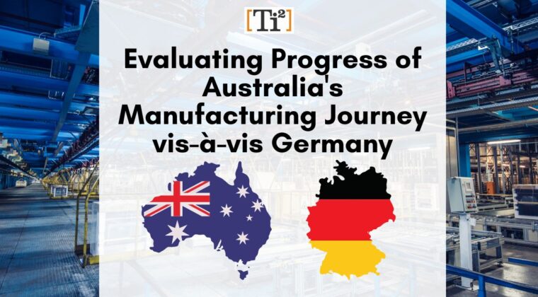 Evaluating Progress of Australia's Manufacturing Journey vis-à-vis Germany With Australia's notable strides in various sectors, particularly mining and resources, the country is currently overcoming challenges in the advanced manufacturing industry. In this journey vis-à-vis Germany, a global leader in Industry 4.0, Australia continues to try and adapt a robust manufacturing tradition, a highly skilled workforce, and strong government support. Specific skill requirements for emerging technologies and integrating smart manufacturing practices are among many, what Australia is trying to actively work on to leverage its strengths. The goal is to drive innovation, and in ways replicate Germany’s fully integrated industrial ecosystem.
